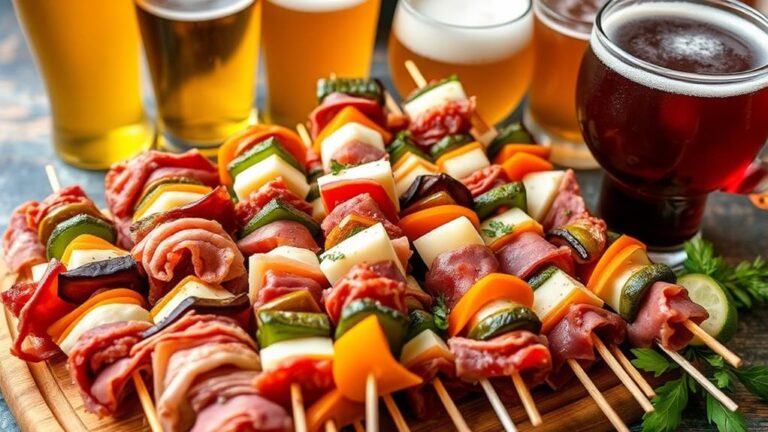 antipasto skewers perfect beer pairings