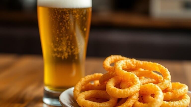 beer pairings for crispy onion