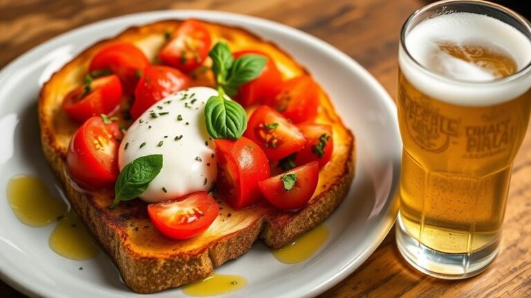 bruschetta bliss beer pairings perfection