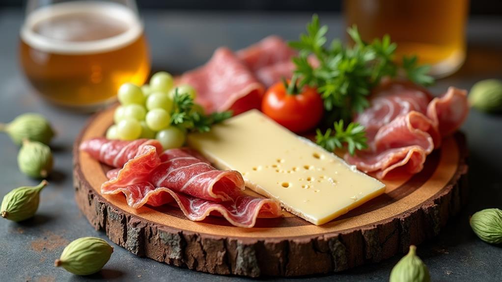 brut ipa cheese charcuterie pairing