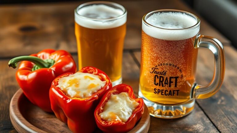 cheese stuffed peppers beer pairings perfected