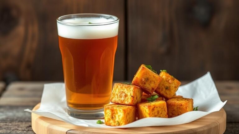 crispy tofu beer pairings delight