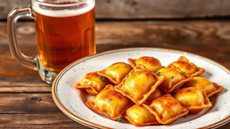 fried ravioli beer pairings delicious