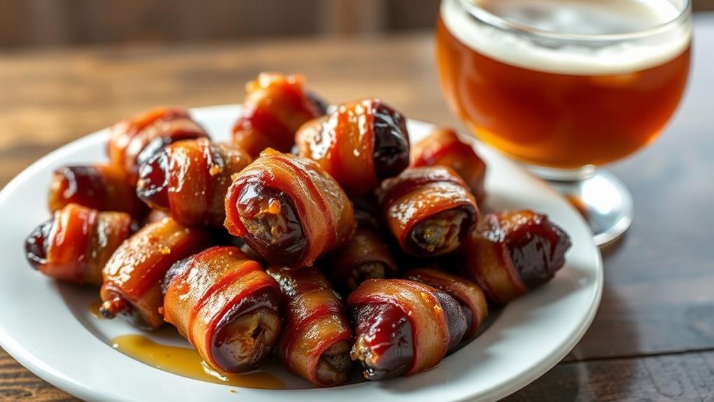 irresistible bacon wrapped date beer pairings