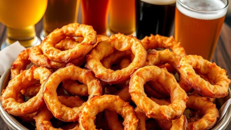 onion ring beer pairings perfected