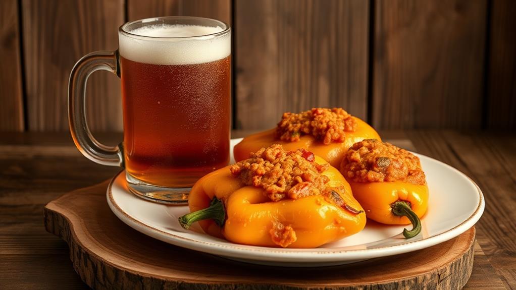 peppers beer pairings stuffed