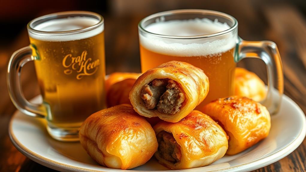 pigs in a blanket beers