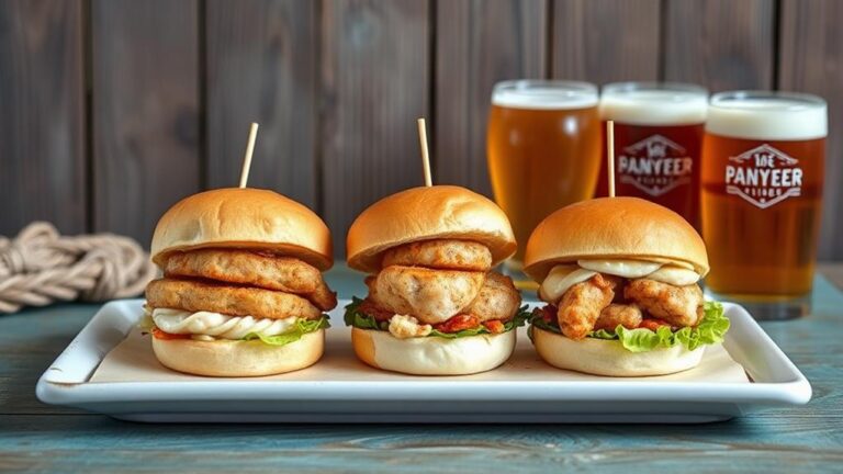 seafood beer pairings sliders