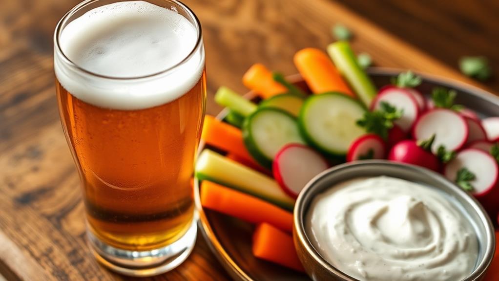 tzatziki vegetables beer pairings perfect matches