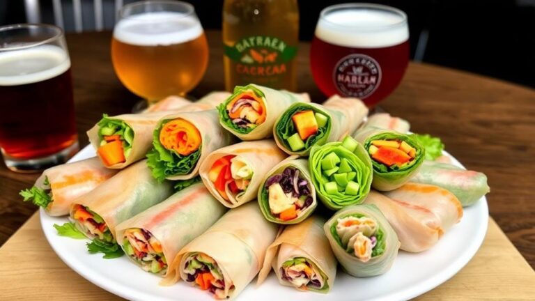 vegetable spring rolls beer pairings perfect