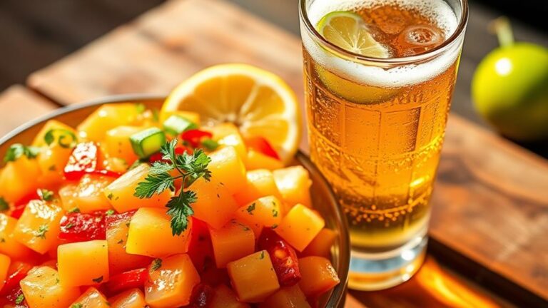 zesty seafood ceviche beer pairings