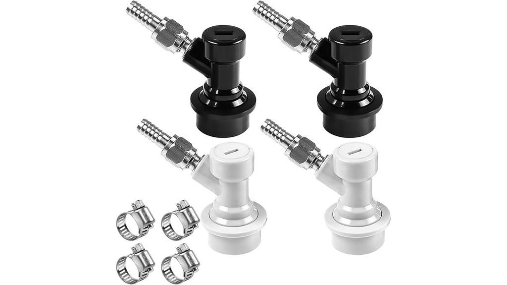 beer keg disconnect set