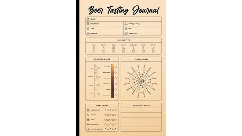 beer tasting log book