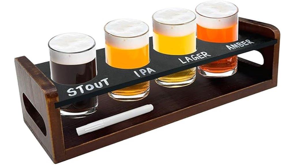 beer tasting serving tray