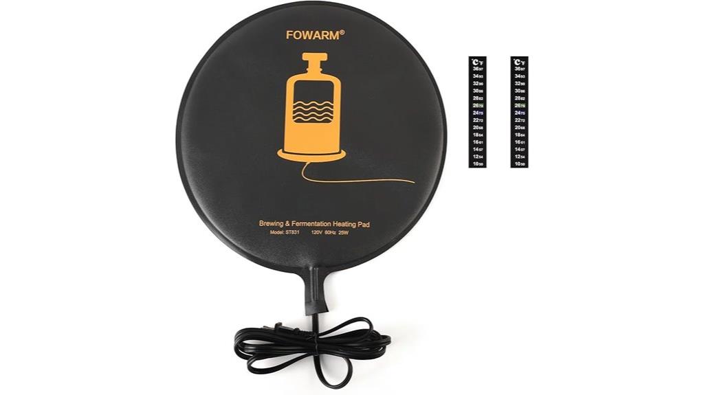 brewing fermentation heat pad