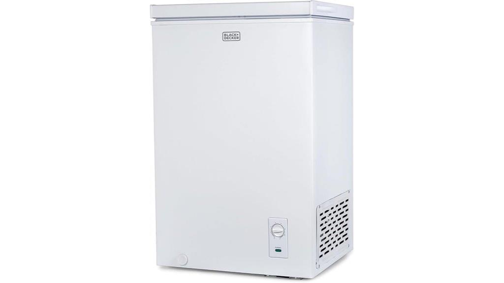 compact chest freezer model