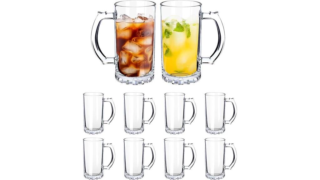 discounted 10 pack beer mugs