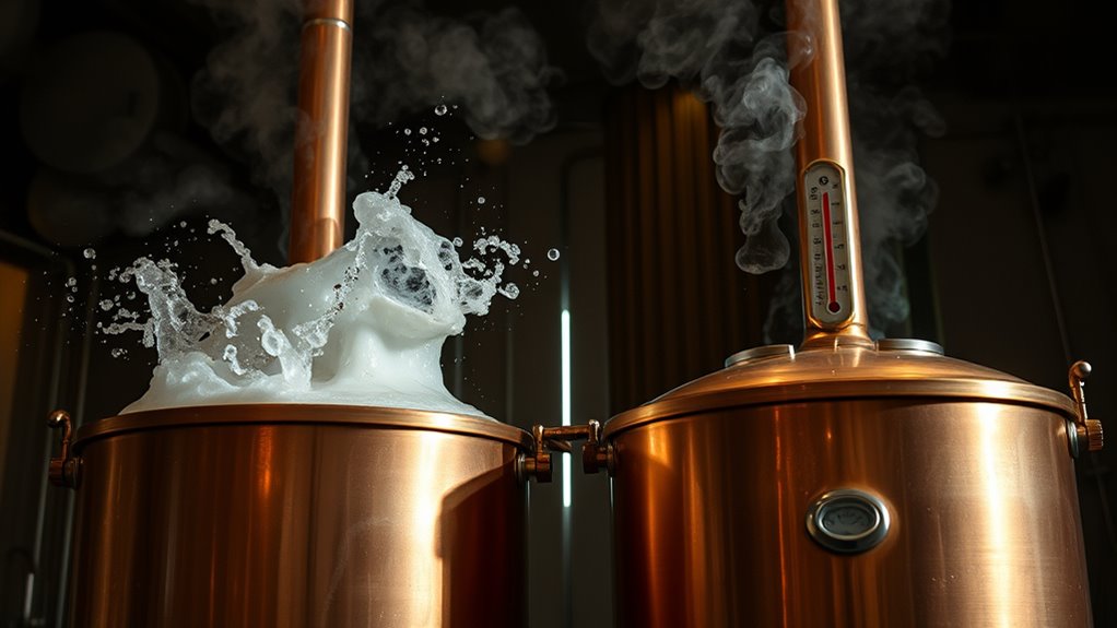 gentle simmer enhances beer flavor