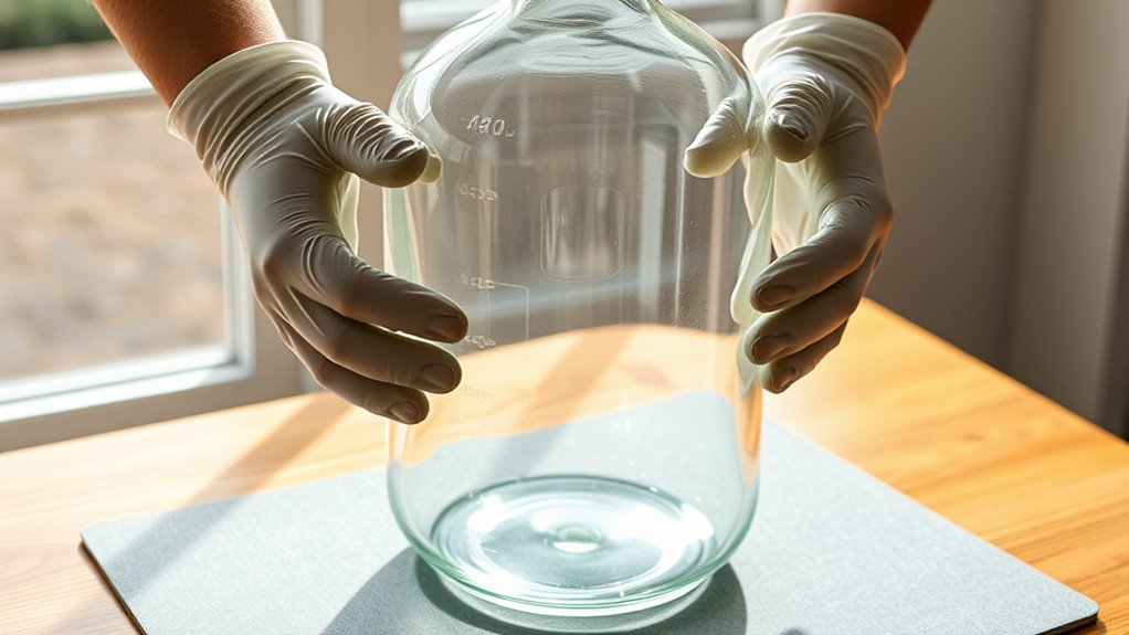 handle glass carboys carefully
