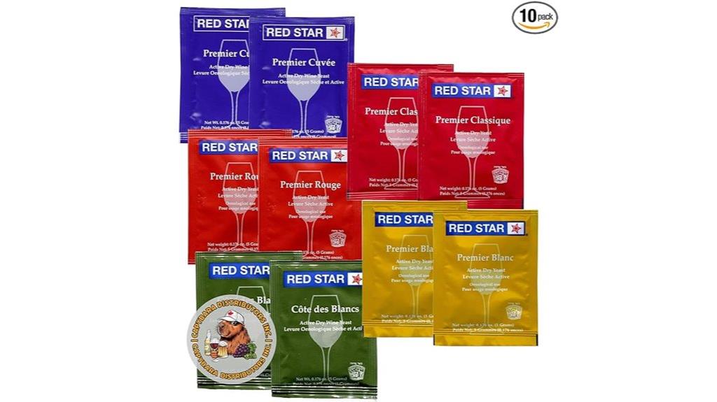 home brewing yeast pack