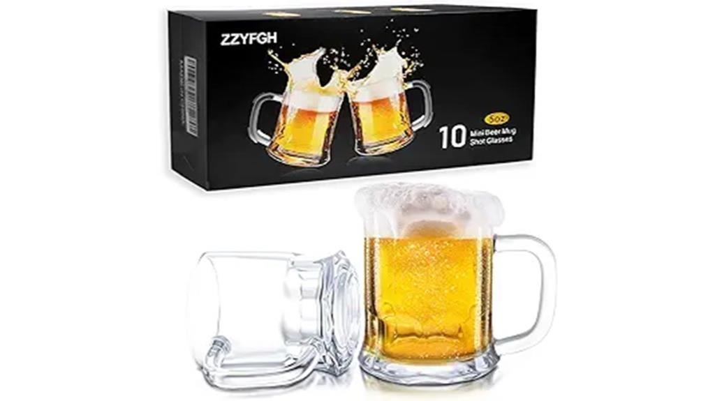 mini beer shot glasses