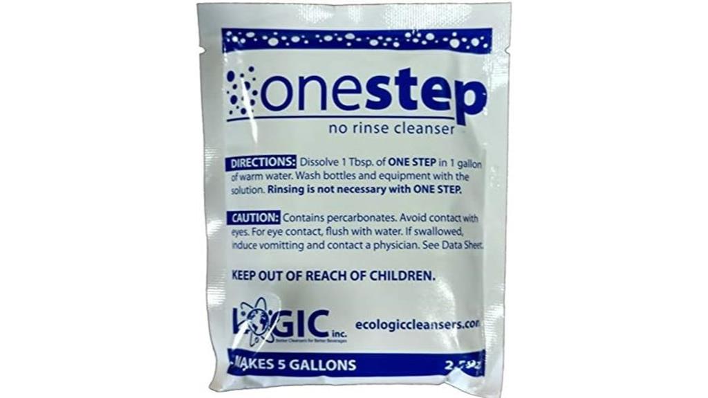 onestep no rinse cleanser