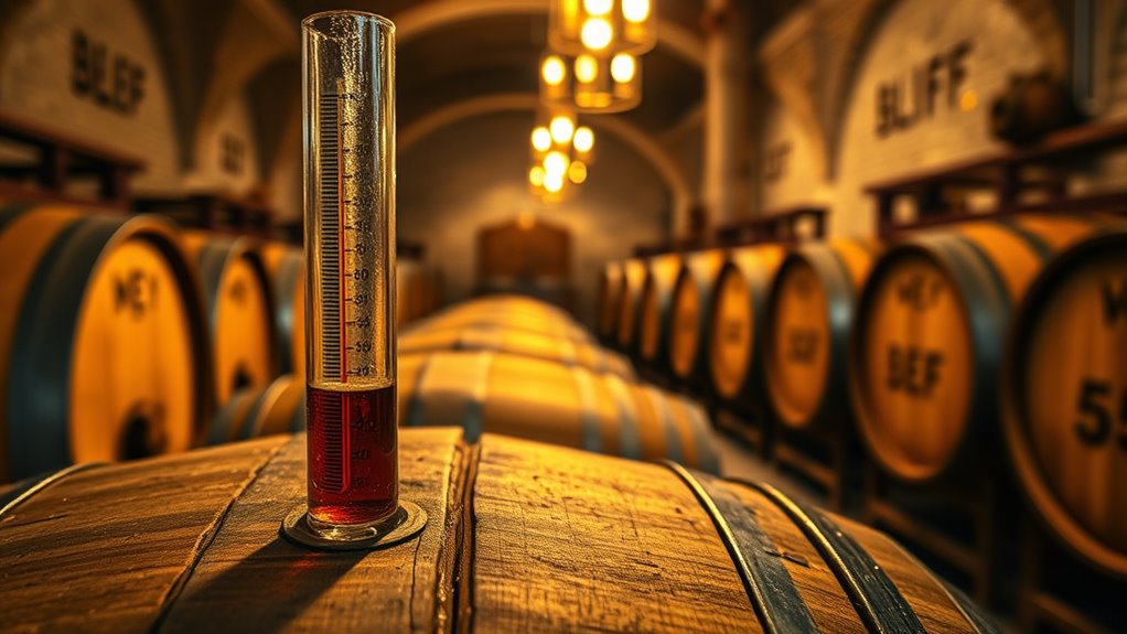 optimal aging temperatures for beer