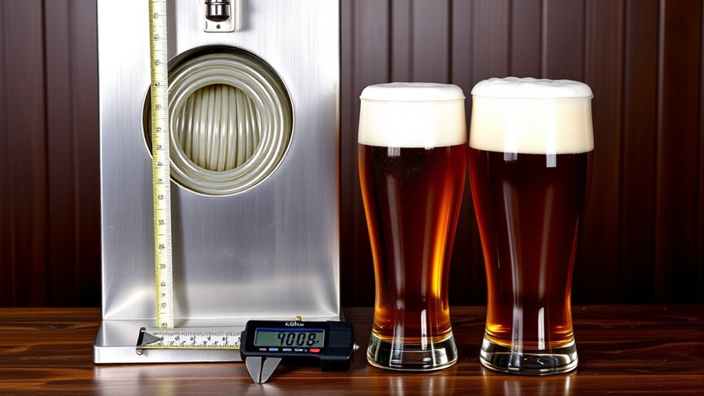optimal beer line specifications