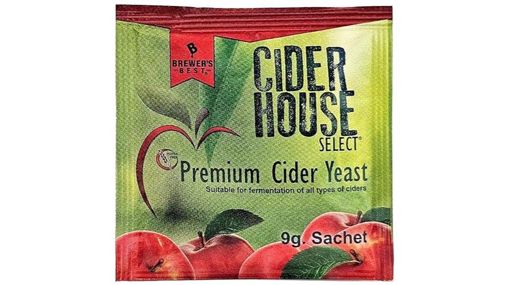 premium cider yeast selection