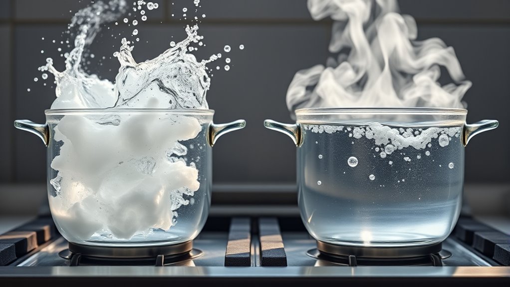 rolling boil enhances flavor