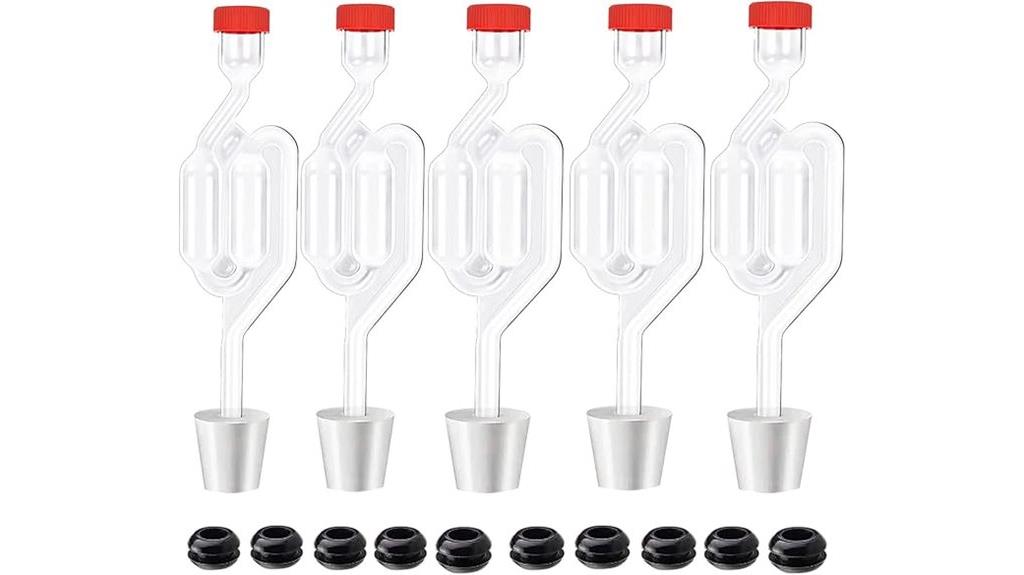 s shape airlock for brewing