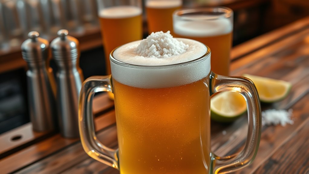 salting beer enhances enjoyment