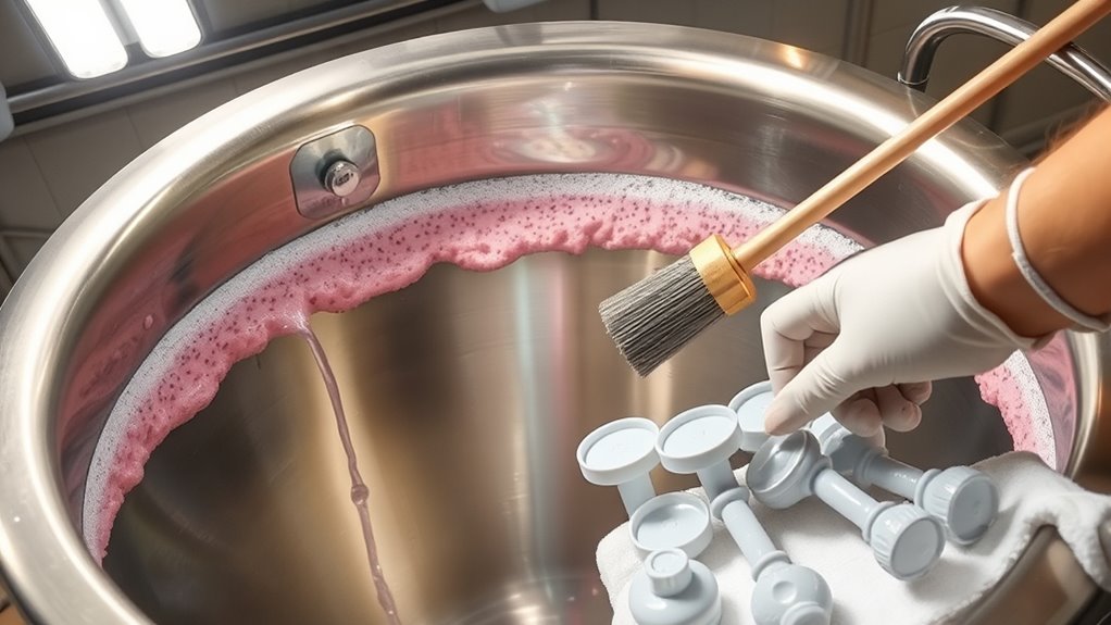sanitize equipment for brewing