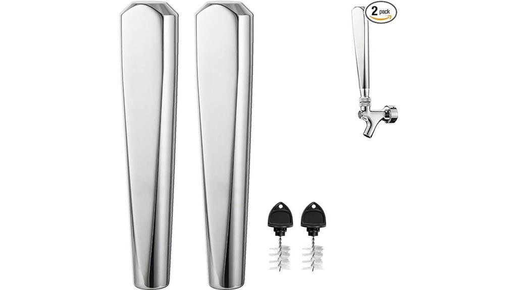 stainless steel beer handles