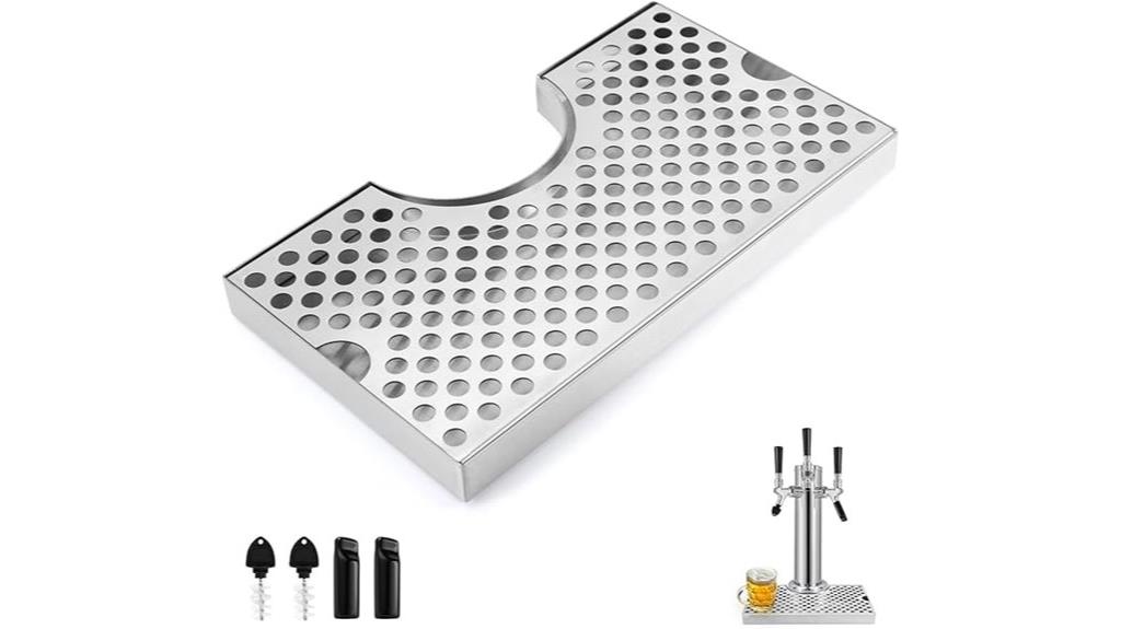 stainless steel beer tray