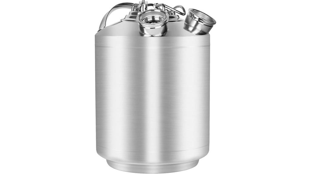 stainless steel cleaning keg
