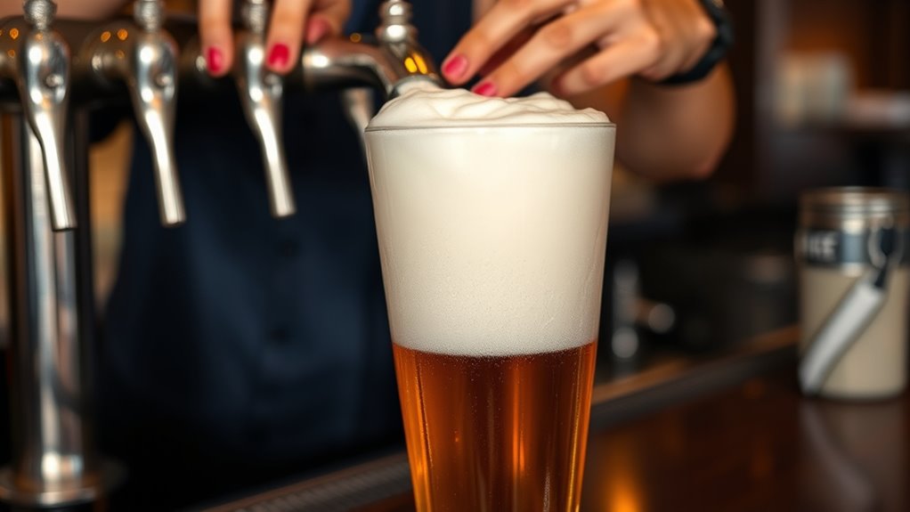 troubleshooting foamy draft beer