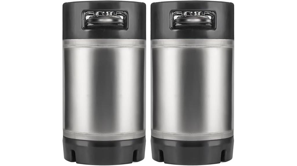 two pack kegs included
