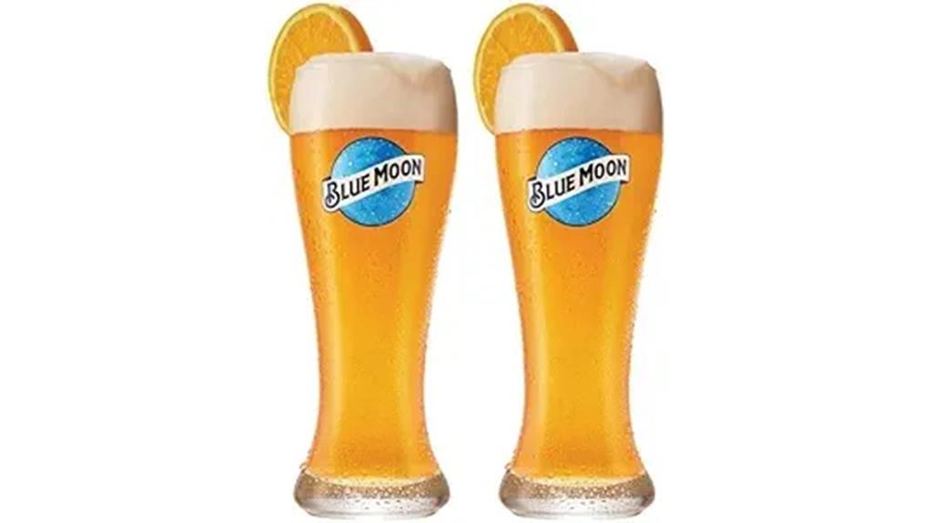 wheat beer glasses set