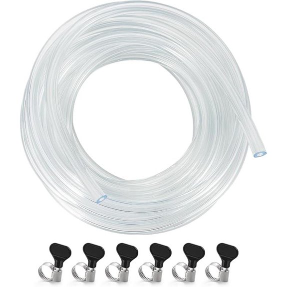 25 Feet Kegerator Beer Line Kit with Clamps