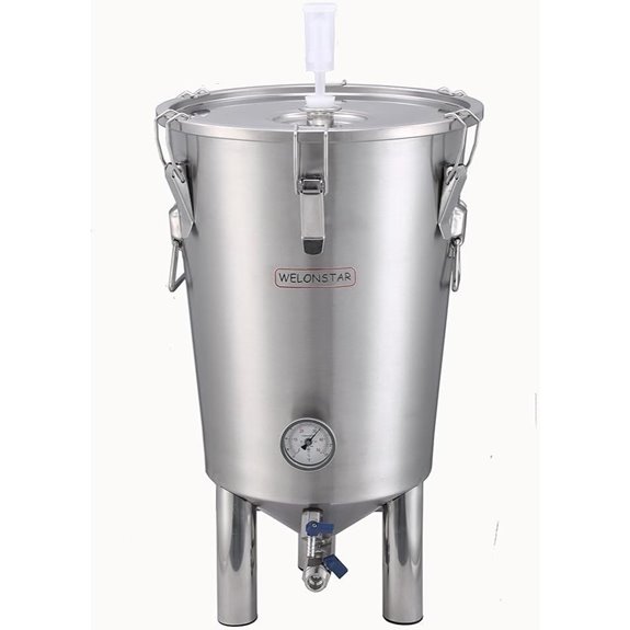 Stainless Steel Conical Fermentation Tank 9 Gallon