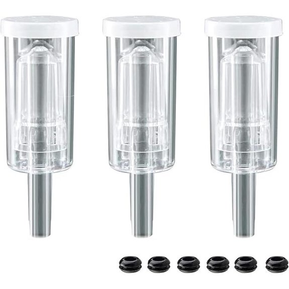 3-Piece Airlock Fermentation Brewing Kit with Grommets