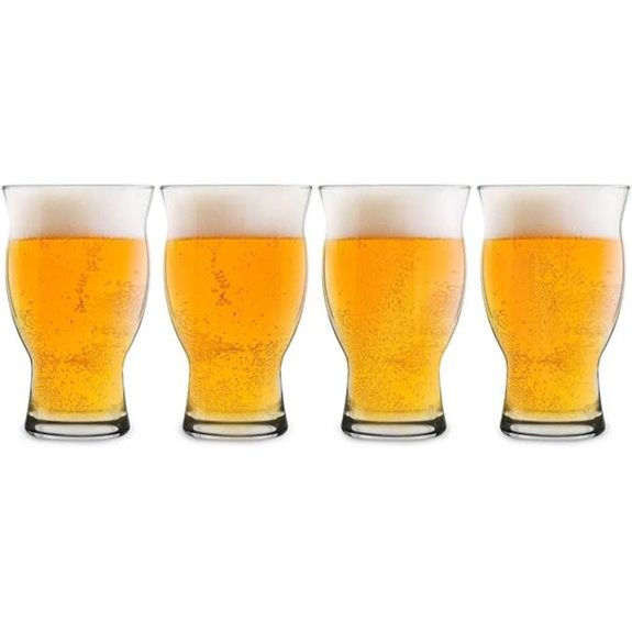 USA Made Tulip Pint Glasses - 4 Pack