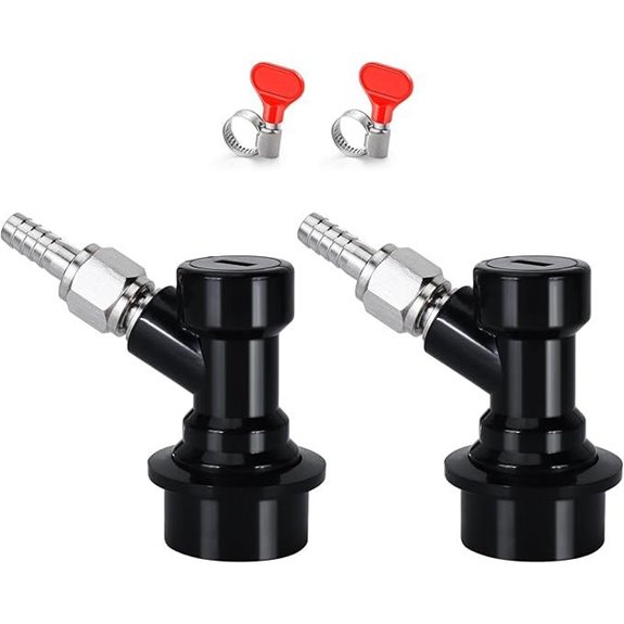 MRbrew Ball Lock Disconnect with Fittings and Clamps