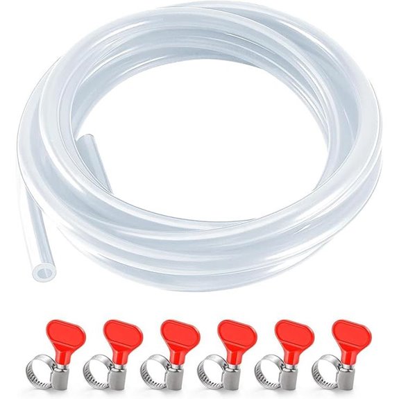20 Feet Beer Line Tubing with Clamps