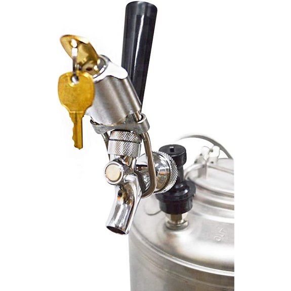 JoyTube Beer Tap Lock with 2 Keys