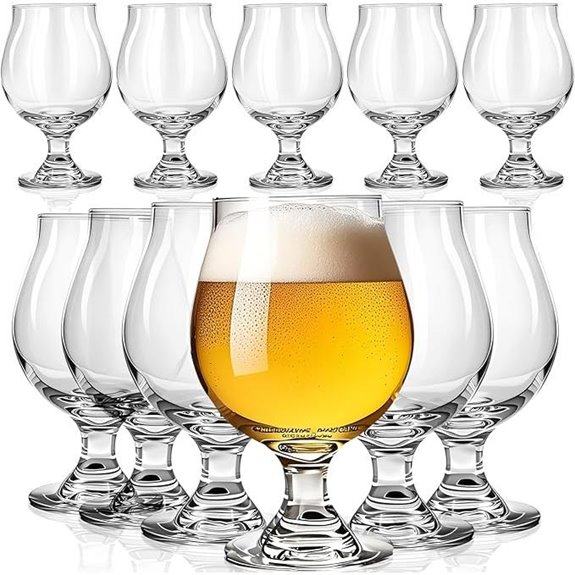 Sabary 12-Pack 16 oz Belgian Style Beer Glasses