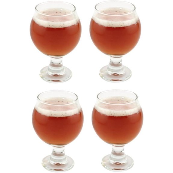 Libbey Belgian Beer Taster Glass 5 oz - 4 Pack w/ Pourer