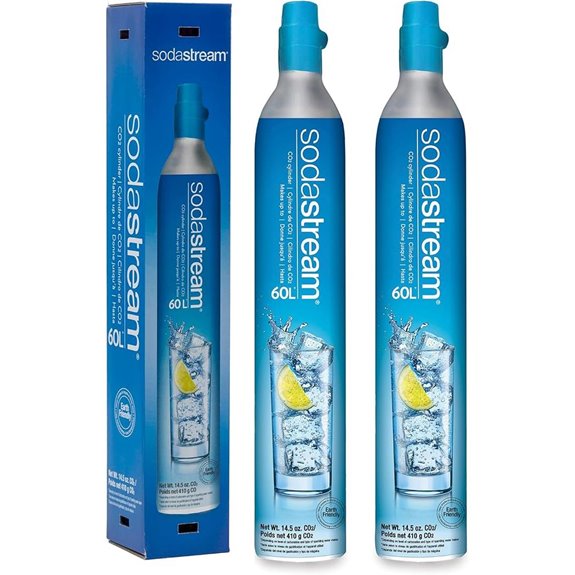 SodaStream CO2 Refill Pack – 2 Cylinders Blue System