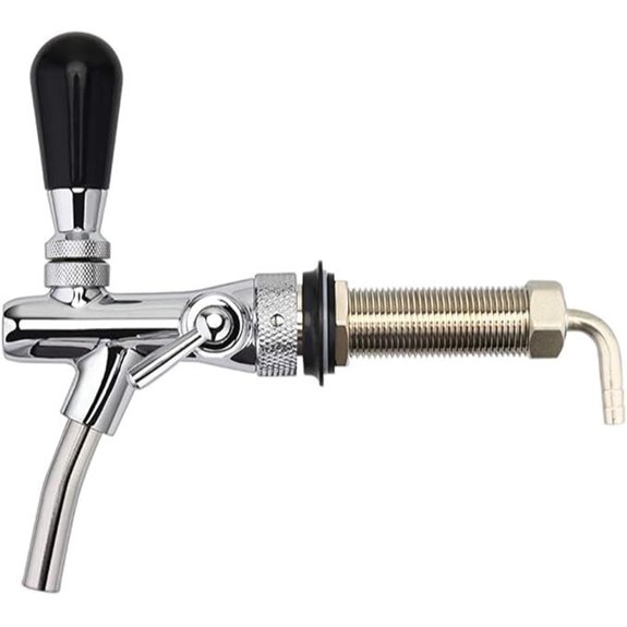 FERRODAY Adjustable Beer Faucet with Brass Body